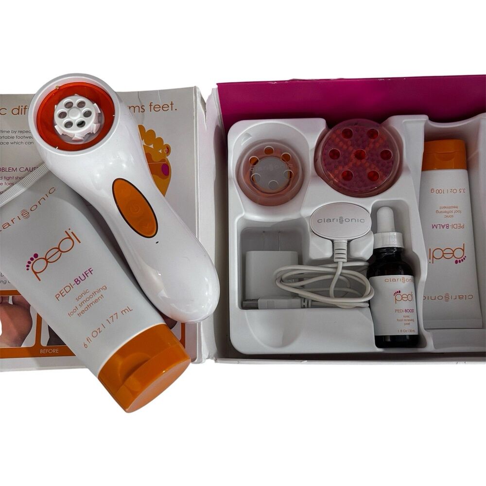 Clarisonic Pedi Sonic Foot Transformation Kit - All NEW Sealed Products Open Box